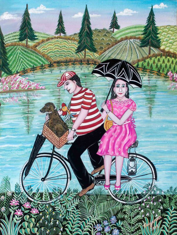 A-Day-Out-20-x-15-inches-Mixed-Media-on-Paper