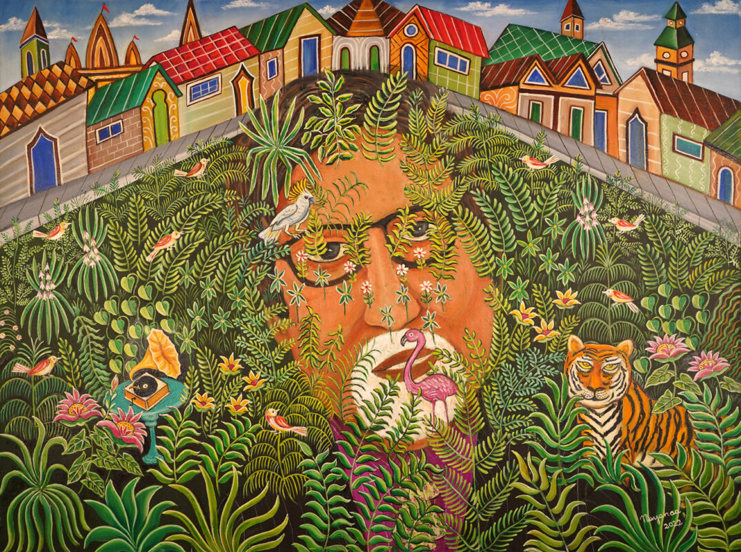 HE is Our WORLD 36 x 48 inches Oil on Canvas