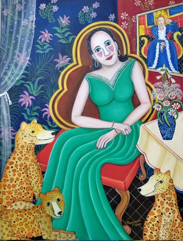 My Beloved Companions 48 x 36 inches Oil on Canvas