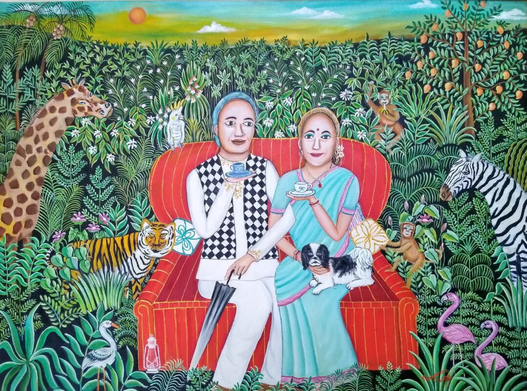 My World 36 x 48 inches Oil on Canvas