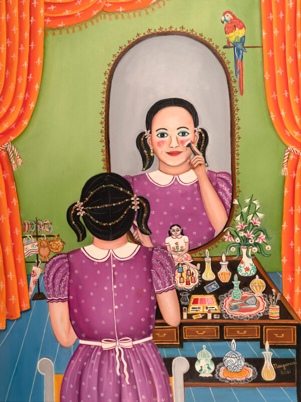 Our Future Miss Universe 40 x 30 inches Oil on Canvas