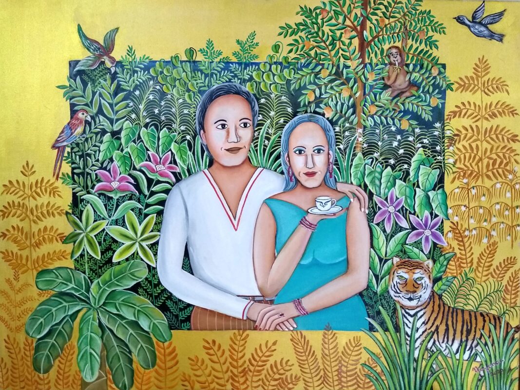 Positivity 30 x 40 inches Oil on Canvas