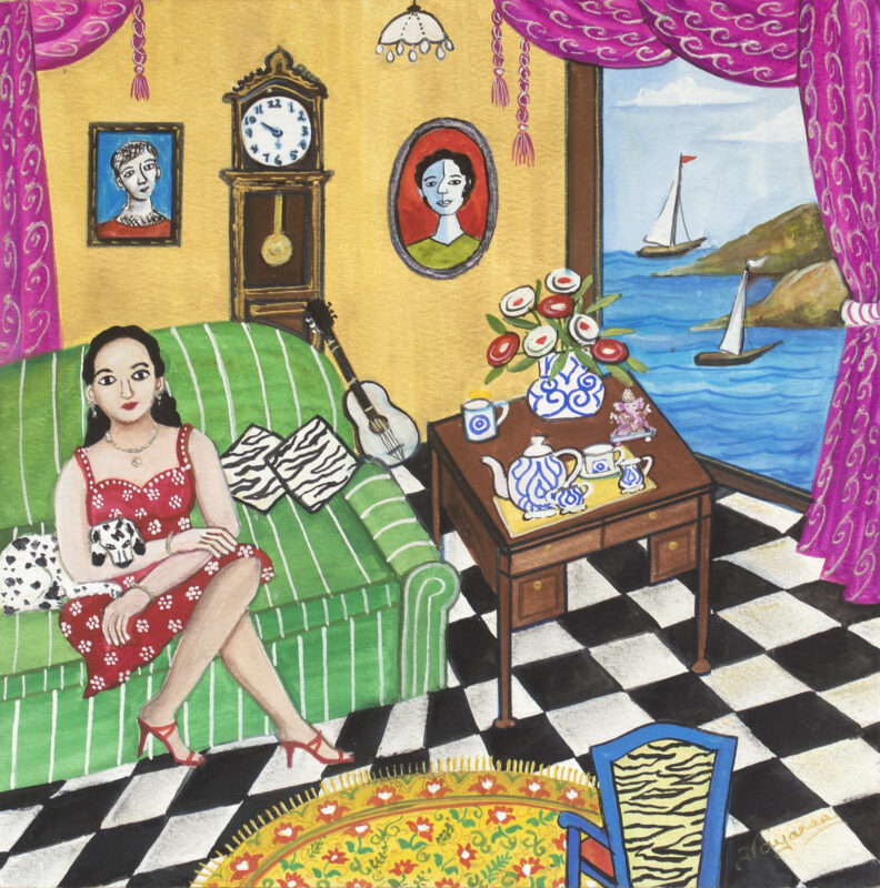 Reminiscence 10 x 10 Mixed Media on Paper