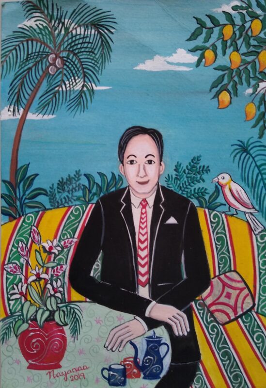 Shriman 11 x 7.5 inches Mixed Media on Paper