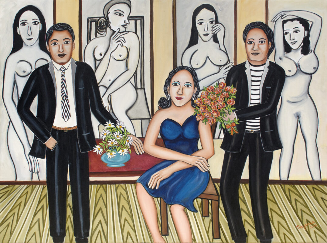 The Bouquet 36 x 48 Oil on Canvas