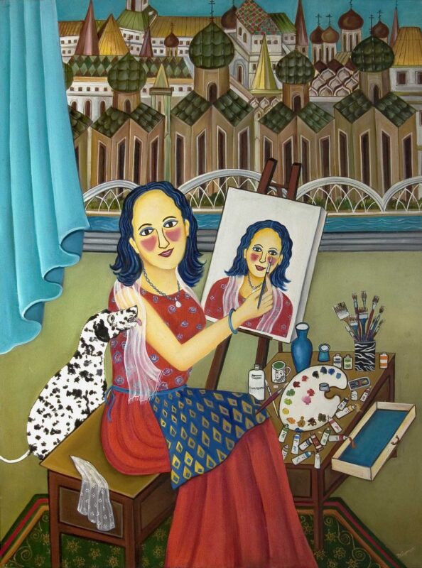 The Magic of Moscow48x36inches