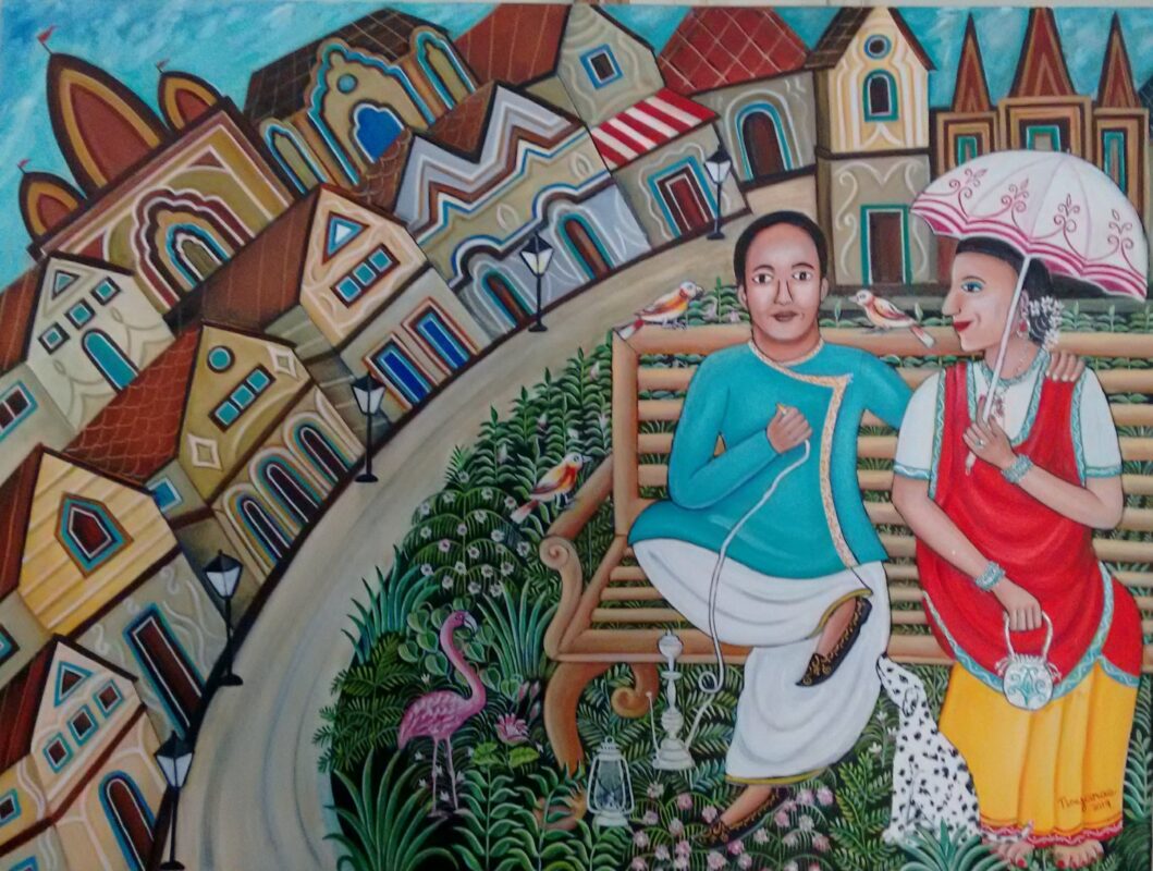 The Perfect Companionship 36 x 48 inches Oil on Canvas