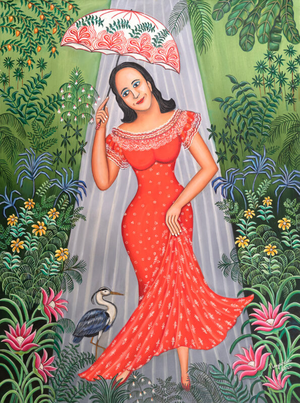 The Perfect Stroll 48 x 36 inches Oil on Canvas