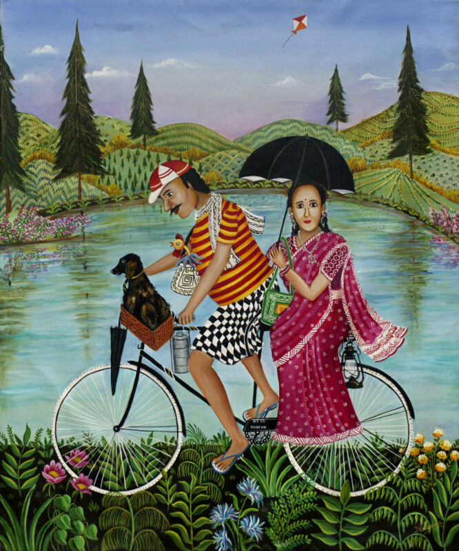 The Sunday Outing36x30inches