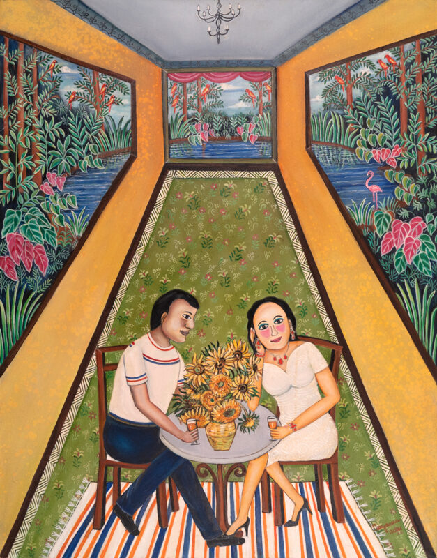 The View from our Window 48 x 36 inches Oil on Canvas