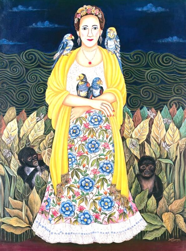 The Virgin of the Zoo48x36inches