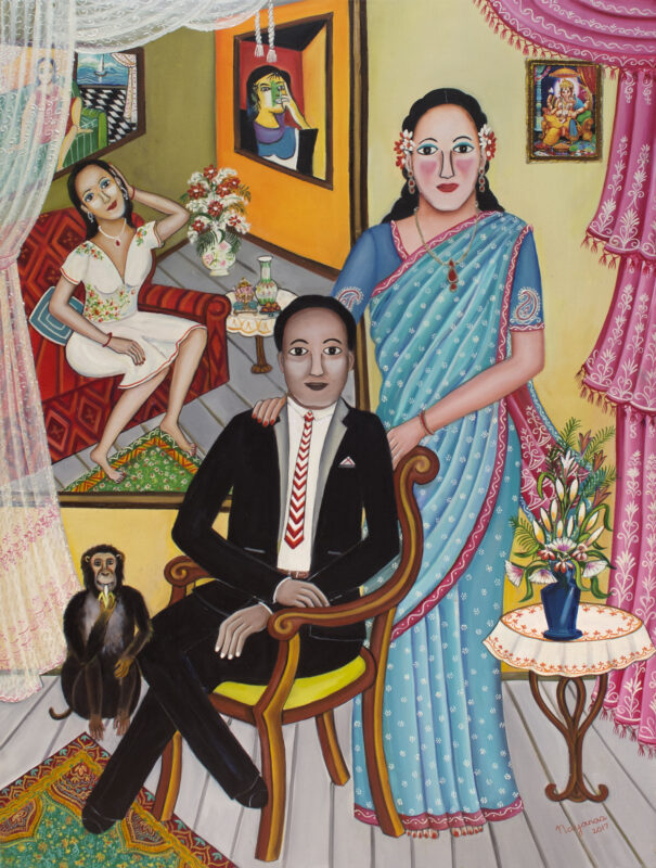 We are the World 48 x 36 Oil on Canvas