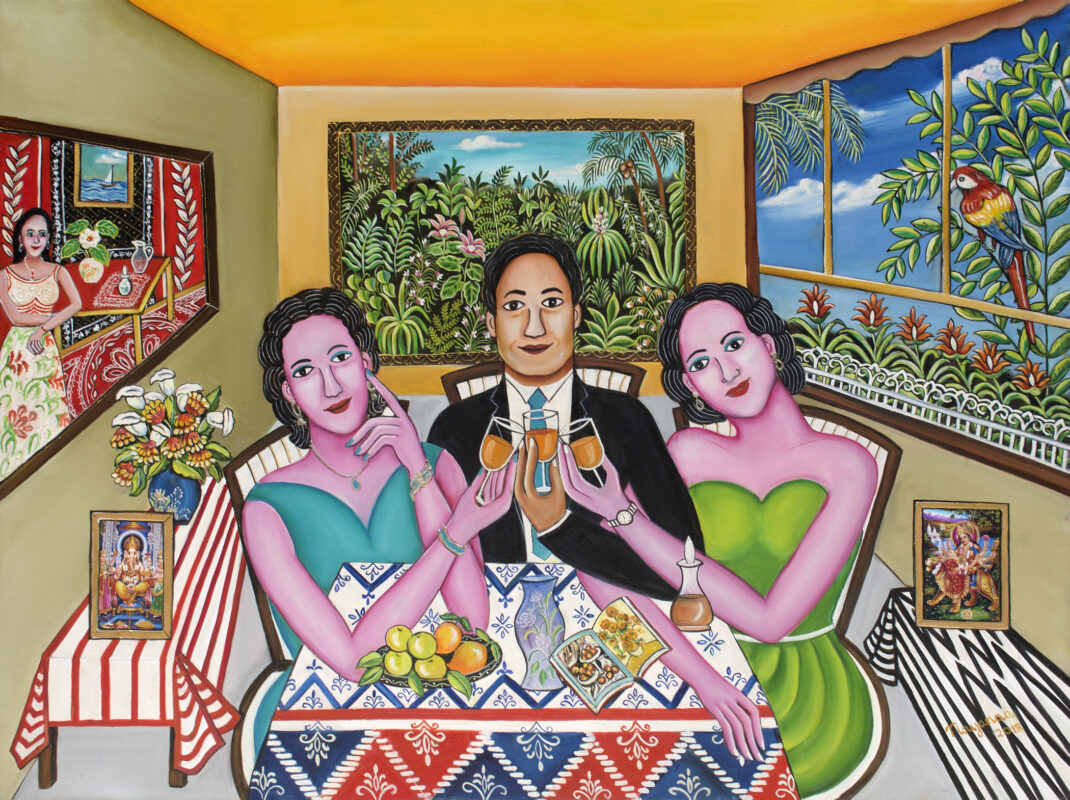 Who is the Lucky One 36 x 48 Oil on Canvas