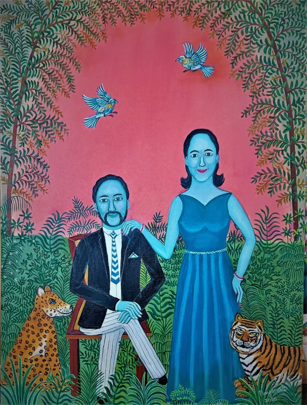 Our Aspiration 40 x 30 inches Oil on Canvas