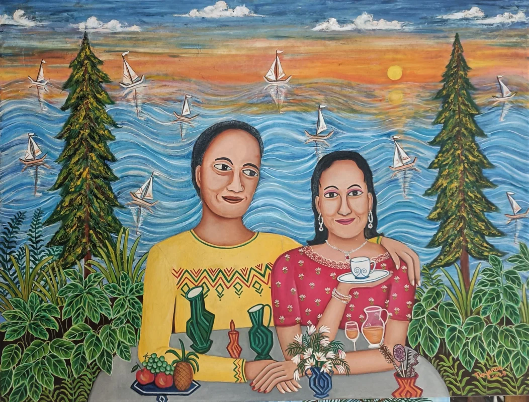 The Sea Beckons 36 x 48 inches Oil on Canvas