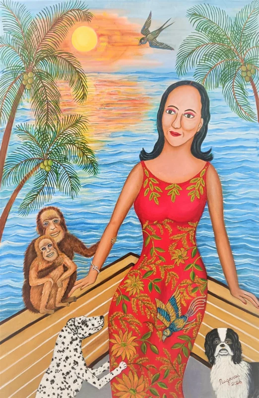 Treasured Friends Forever 46 x 30 inches Oil on Canvas